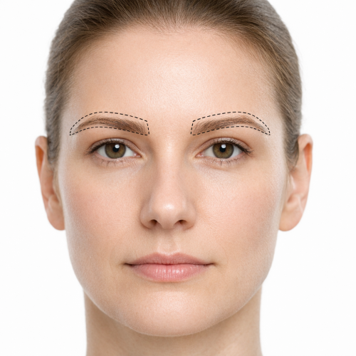 Augenbrauenkontur
